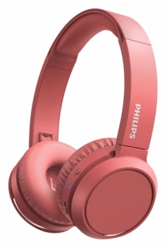 PHILIPS austiņas On-Ear ar Bluetooth, sarkanas - TAH4205RD/00