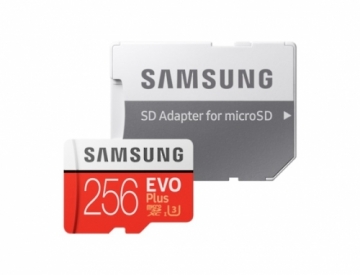 SAMSUNG EVO Plus 256GB microSD + adapter