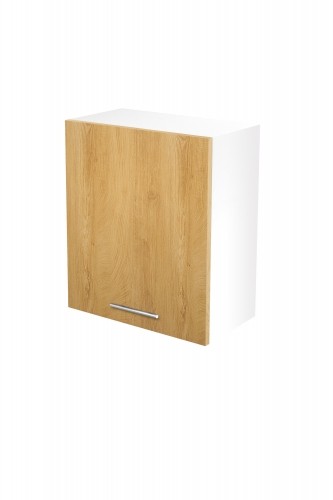 Halmar VENTO G-60/72 top cabinet, color: white / honey oak image 1