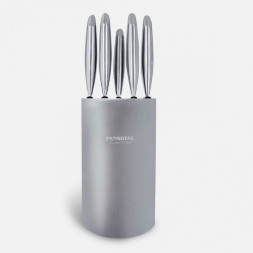 Pensofal Academy Chef stainless steel block with 5 knives 1108 image 1