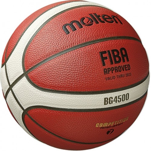 Basketball ball TOP competition MOLTEN B6G4500X FIBA, synth. leather size 6 image 4
