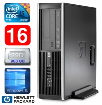 Hewlett-packard HP 8100 Elite SFF i5-650 16GB 960SSD DVD WIN10