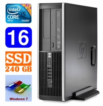Hewlett-packard HP 8100 Elite SFF i5-650 16GB 240SSD DVD WIN7Pro
