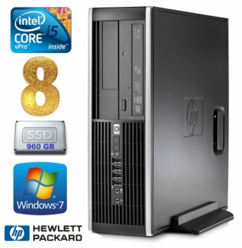 Hewlett-packard HP 8100 Elite SFF i5-650 8GB 960SSD DVD WIN7Pro