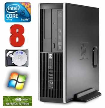 Hewlett-packard HP 8100 Elite SFF i5-650 8GB 2TB GT1030 2GB DVD WIN7Pro