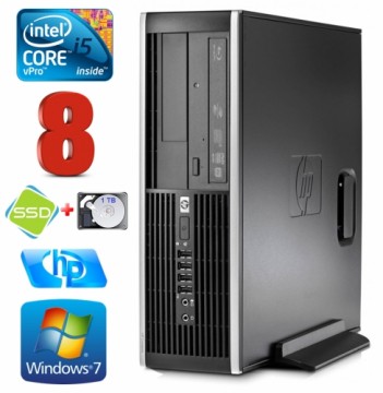 Hewlett-packard HP 8100 Elite SFF i5-650 8GB 120SSD+1TB DVD WIN7Pro