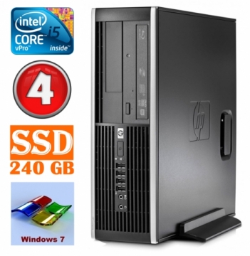 Hewlett-packard HP 8100 Elite SFF i5-650 4GB 240SSD DVD WIN7Pro