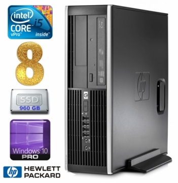 Hewlett-packard HP 8100 Elite SFF i5-650 8GB 960SSD DVD WIN10Pro