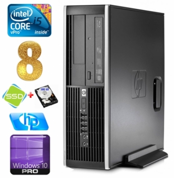 Hewlett-packard HP 8100 Elite SFF i5-650 8GB 120SSD+500GB DVD WIN10Pro