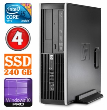 Hewlett-packard HP 8100 Elite SFF i5-650 4GB 240SSD DVD WIN10Pro