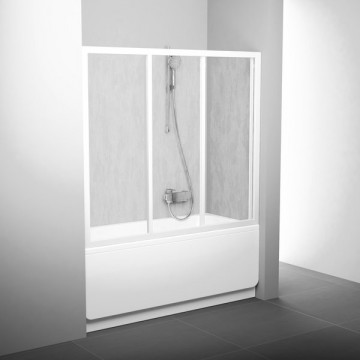 Ravak Vannas durvis AVDP3-180 satin+glass Transparent