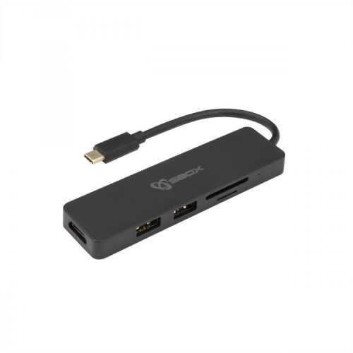 Sbox USB Type-C-&gt;HDMI/USB-3.0/SD+TF TCA-51 image 1