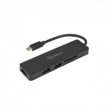 Sbox USB Type-C-&gt;HDMI/USB-3.0/SD+TF TCA-51