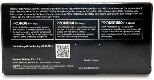 Hoya Filters Hoya filter kit Pro ND8/64/1000 58mm image 3