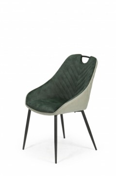 Halmar K412 chair, color: dark green / light green