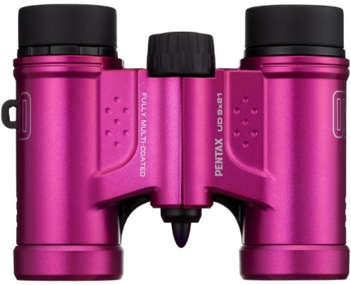 Pentax binoculars UD 9x21, pink image 1
