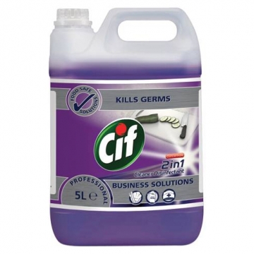 Spodriba Жидкость для дезинфикации поверхностей CIF Professional 2in1 Cleaner Desinfectant,5l