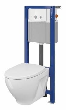 Cersanit WC sistēma AQUA B39 ar sienas podu MODUO  Clean ON ar duroplast Soft Close vāku