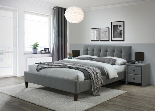 Halmar SAMARA 2 bed color: grey image 1