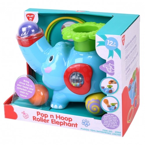 PLAYGO Rotaļlieta zilonis ar bumbiņām un gredzeniem, 2993 image 1