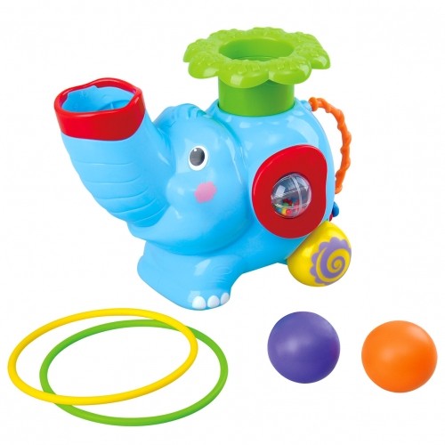 PLAYGO Rotaļlieta zilonis ar bumbiņām un gredzeniem, 2993 image 2