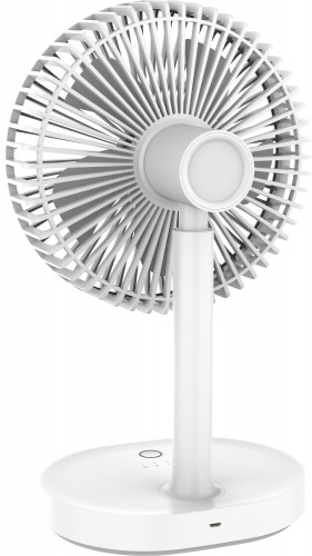 Platinet rechargeable fan 3000mAh, white/grey (45242) image 3