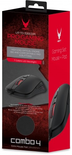 Omega mouse Varr Gaming + mousepad (45194) image 3