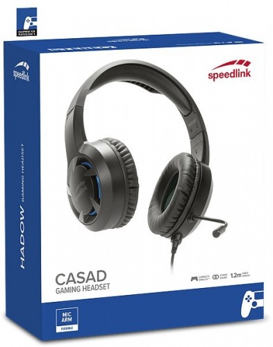 Speedlink austiņas + mikrofons Casad PS4 (SL450305) image 3