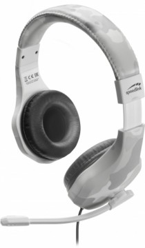 Speedlink наушники + микрофон Raidor PS4, белый (SL-450303-WE)