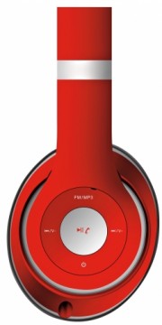 Omega Freestyle наушники + микрофон FH0916, красный