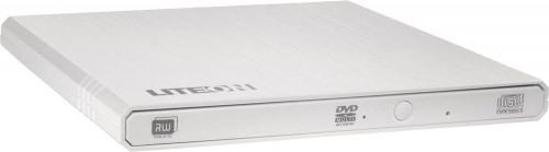 Liteon ārējais DVD/CD rakstītājs Ext 8x USB, balts (EBAU108) image 1