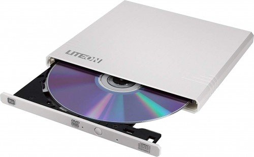Liteon ārējais DVD/CD rakstītājs Ext 8x USB, balts (EBAU108) image 2