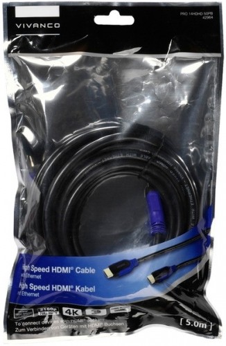 Vivanco kabelis Pro HDMI-HDMI 5m (42964) image 1