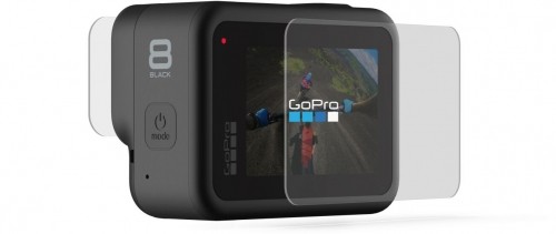 GoPro rūdīta stikla objektīva + ekrāna aizsargi HERO8 Black image 1