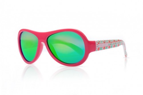 SHADEZ Designer Leaf Print Pink Junior bērnu saulesbrilles, 3-7 gadi - SHZ 51 image 1