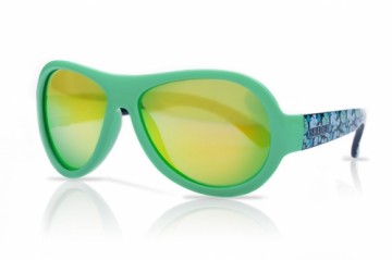 SHADEZ Designer Leaf Print Green Junior bērnu saulesbrilles, 3-7 gadi - SHZ 44