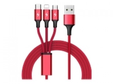 UNITEK C4049RD Unitek Cable 3-in-1, USB-