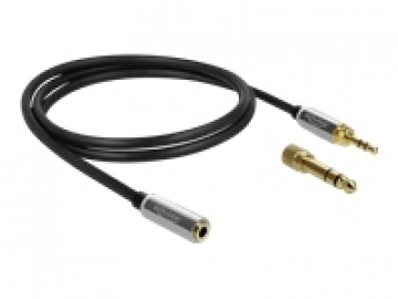 DELOCK Stereo Jack Extension Cable 1m