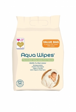 AQUA WIPES baby wipes 4x64 pcs. AQW64F4B