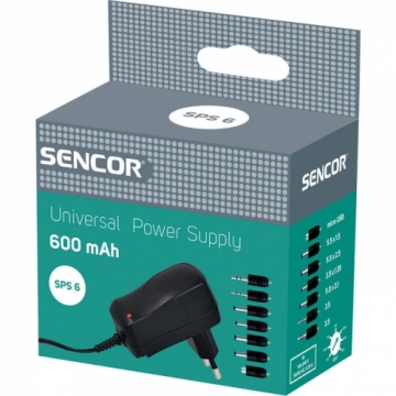 SENCOR Universālais barošanas bloks 600mA