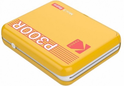 Kodak фотопринтер Mini 3 Plus Retro, желтый image 1