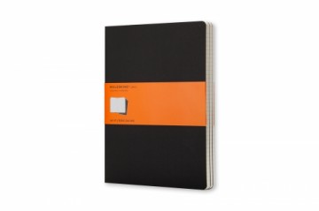 Записная книжка Moleskine Cahier 19х25см, линейка, мягкая обложка, черная