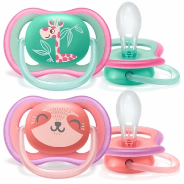 Philips Avent Ultra Air knupītis, 18M+, rozā (2 gab) - SCF349/12