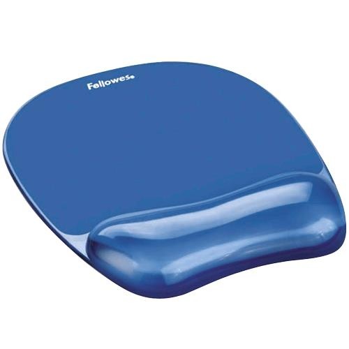 MOUSE PAD CRYSTAL GEL/BLUE 9114120 FELLOWES image 1