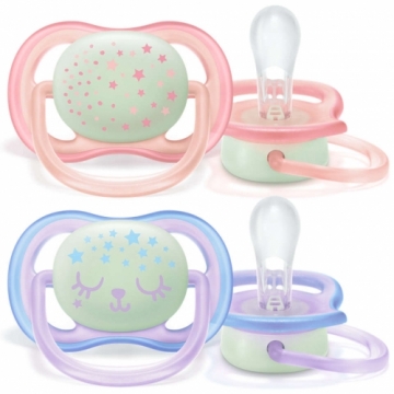 Philips Avent māneklītis Ultra Air Night, 0-6M, (2gab), rozā - SCF376/12
