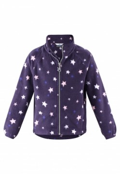LASSIE Džemperis Fleece Saarni Dark plum 726701-4951-122