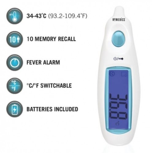 Homedics TE-101-EU Jumbo Display Ear Thermometer image 5