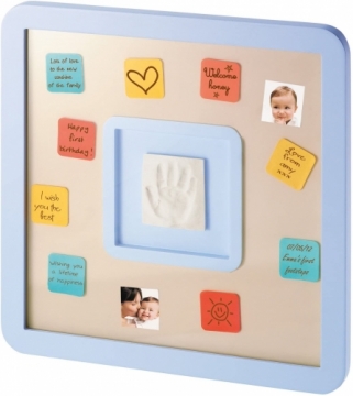 Baby Art messages print frame, ziņojumu rāmis ar pēdiņas vai rociņas nospieduma izveidošanai - 34120103