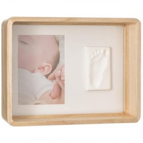 Baby Art deep frame wooden komplekts mazuļa pēdiņu vai rociņu nospieduma izveidošanai - 3601099200 image 1