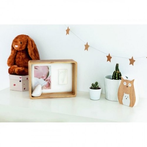 Baby Art deep frame wooden komplekts mazuļa pēdiņu vai rociņu nospieduma izveidošanai - 3601099200 image 3